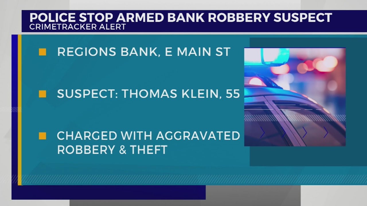 Alleged bank robber arrested in Gallatin, TN - YouTube