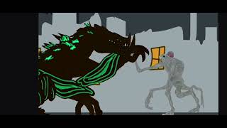Mega Kaiju vs cloverfield (dc2 animation)