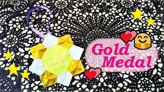 メダルオリンピック東京2021/ペーパークラフトの簡単な作り方/折り紙/ハンドメイド/DIY/子供向け簡単工作 screenshot 1