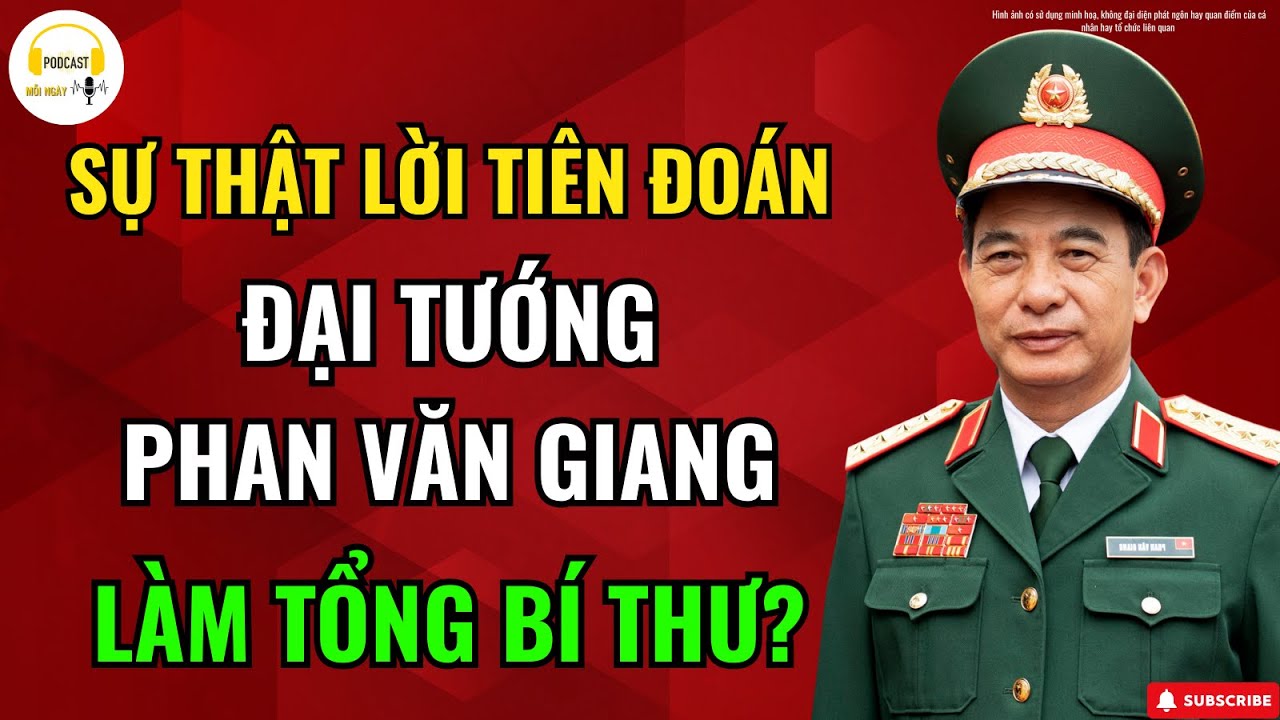 Đại Tướng Phan Văn Giang Cơ Hội Lên Tổng Bí Thư? Sự Thật Đằng Sau Tin Đồn Chấn ĐộngTrước Đại Hội 14