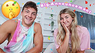 WE HAVE A BIG ANNOUNCEMENT