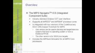 Getting started with MIPS NavigatorICS