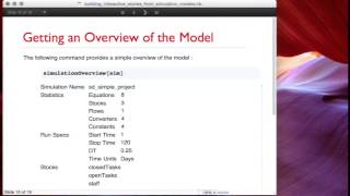 Building Interactive Stories from Simulations Models