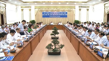 Thủ tướng Nguyễn Xuân Phúc làm việc với lãnh đạo TP. Hồ Chí Minh