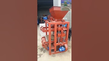 test of the semi automatic block making machine qt4-24