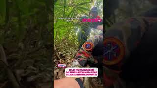 Keadaan Pasukan Penyelamat Mencurahkan Bakti Kepada Negara Biarpun Di Dalam Hutan Tebal