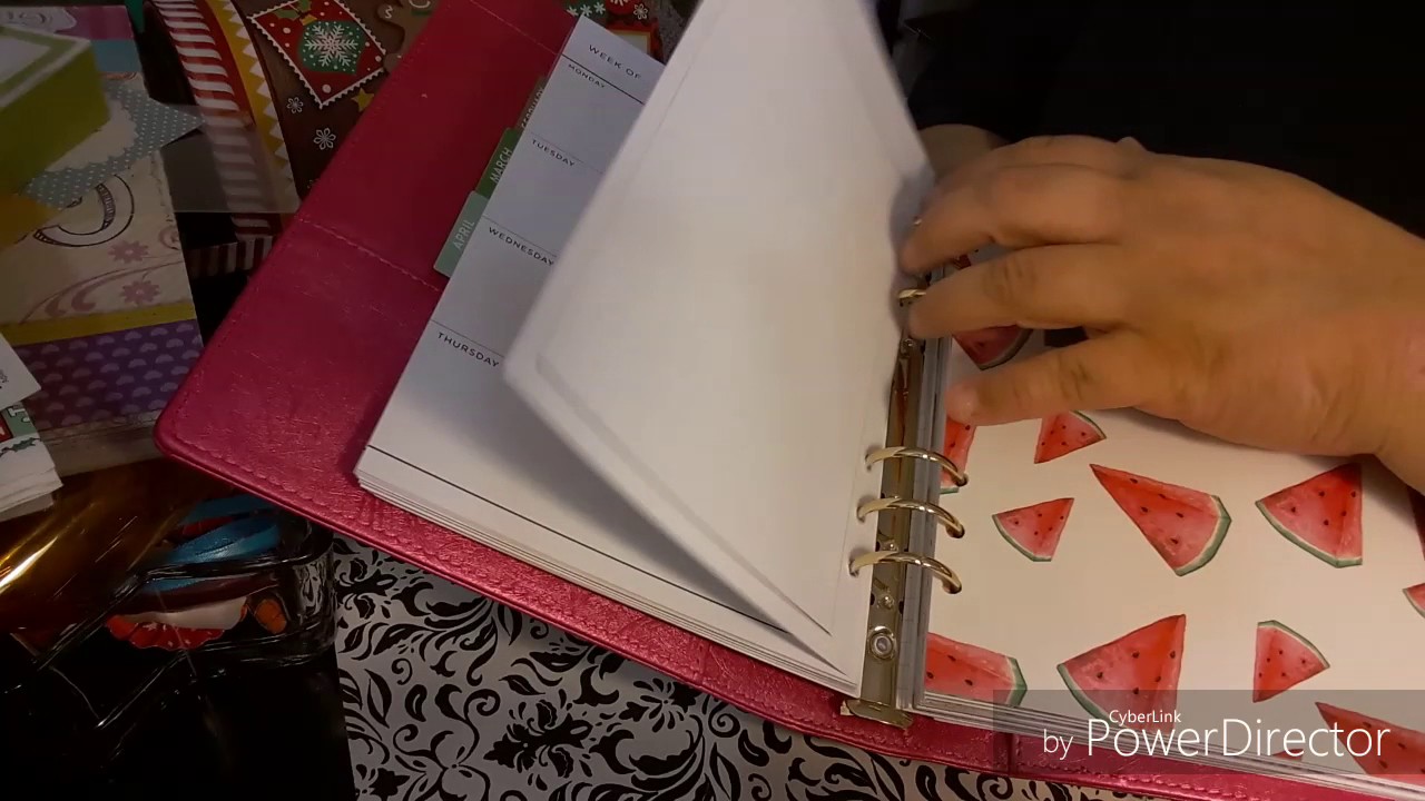 Recollections Planner / inserts walkthrough YouTube