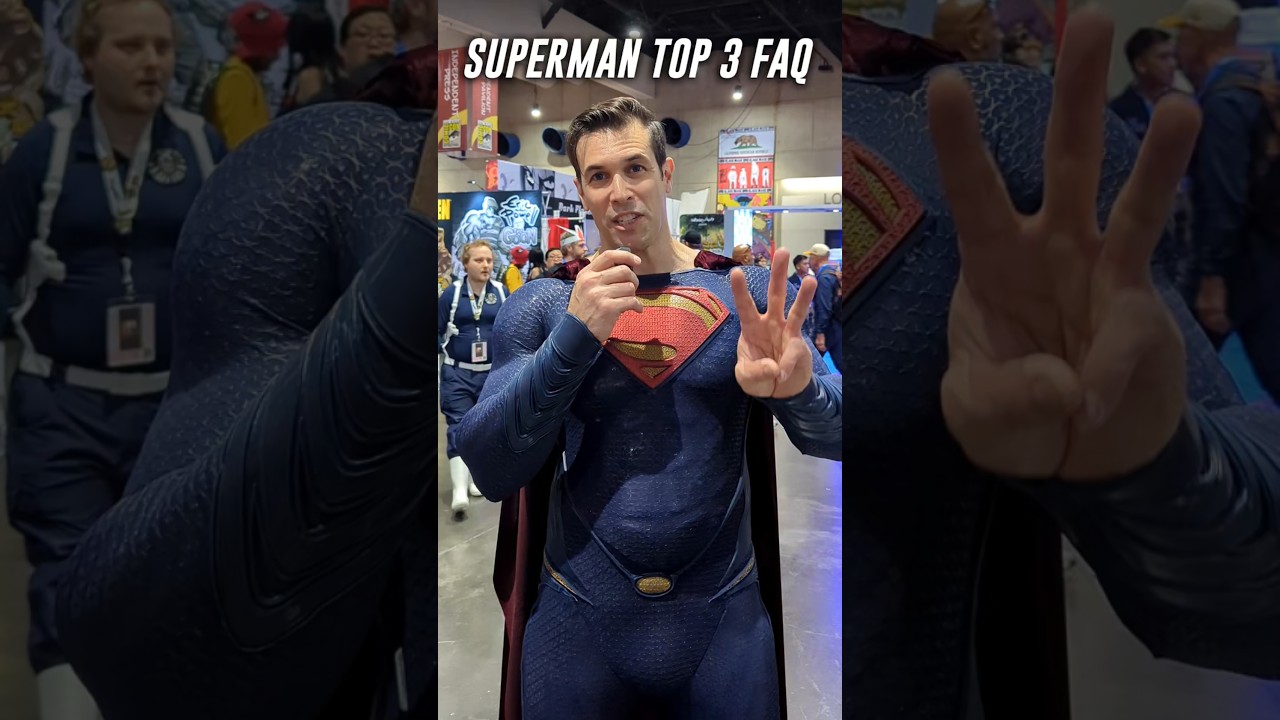 Top 3 Questions Asked About my Superman Cosplay! 