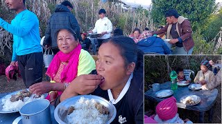 Download Lagu Pork meat Curry \u0026 rice in Chautara sangya party@pastorallifeofnepal MP3