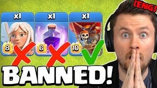 1 vs 1 in PICK and BAN MODE in Clash of Clans