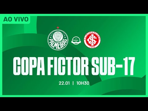 JOGO COMPLETO PALMEIRAS 2 X 2 INTERNACIONAL COPA FICTOR SUB 17 2026 
