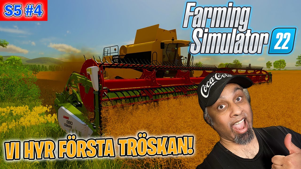 DAGS ATT SKÖRDA! | FARMING SIMULATOR 22  S5  #4