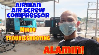 AIRMAN AIR SCREW COMPRESSOR | BASIC AT MINOR TROUBLESHOOTING#mapatechvlogph