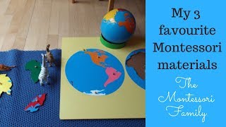 My 3 favorite Montessori materials