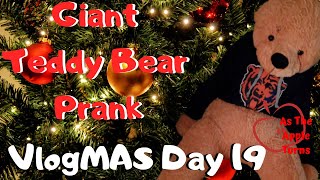 Christmas Morning Giant Teddy Bear Prank | Watch Till The End | As The Apple Turns
