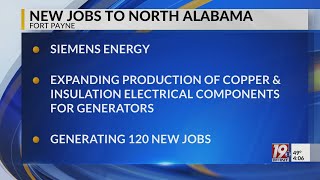 Siemens Energy to Bring 120 New Jobs to Fort Payne | Feb. 3, 2026 | News 19 at 4 p.m.