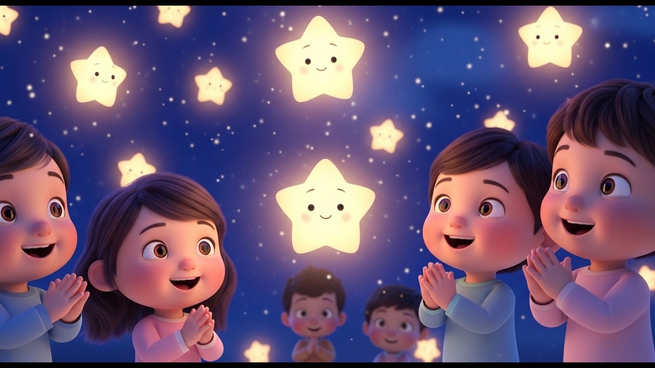 ⭐ Twinkle Twinkle Little Star 🎵 Fun Nursery Rhyme for Babies & Toddlers | Sing Along & Sleep Time