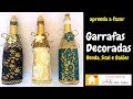 Faça Garrafas Decoradas com Renda, Sisal e Galões!