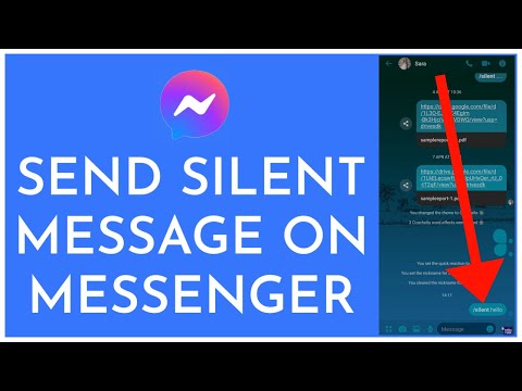 How To Send Silent Message on Messenger (2023)