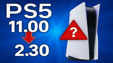 PS5 11.00 With Working Debug Settings Downgrade To 2.30 Jailbreak (Testkit)