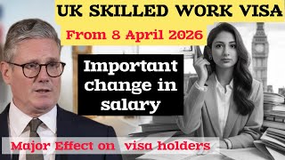 UK Immigration Statement of changes on 5th March 2026 for skilled workers visa & ILR