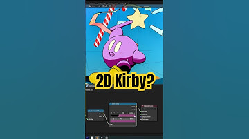 This isn’t 2D…it is Blender! Stylized look with grease pencil and shaders #greasepencil #3d #kirby