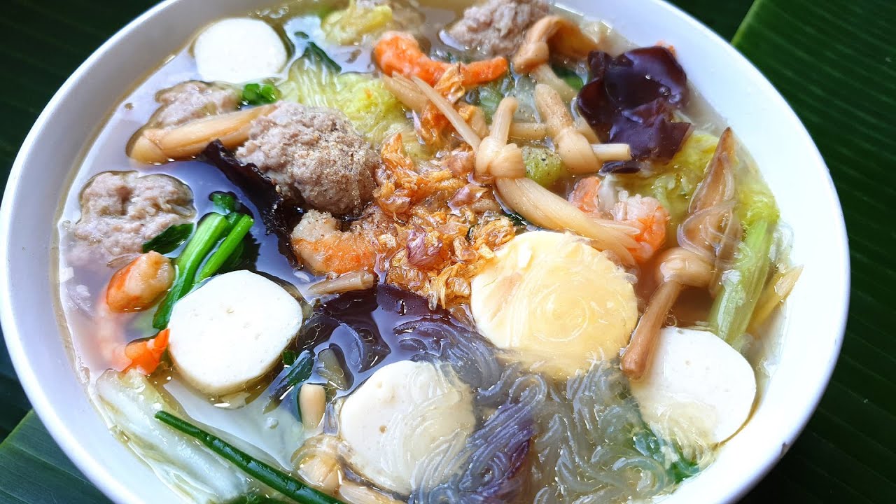 กับข้าวกับปลาโอ 872 แกงจืดวุ้นเส้นโบราณ แกงจืดวัยเด็ก Clear Soup with Glass Noodle