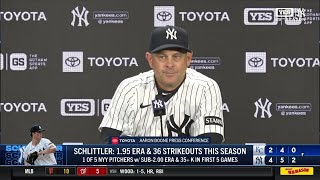 Aaron Boone on the Yankees' 4-2 win against the Royals