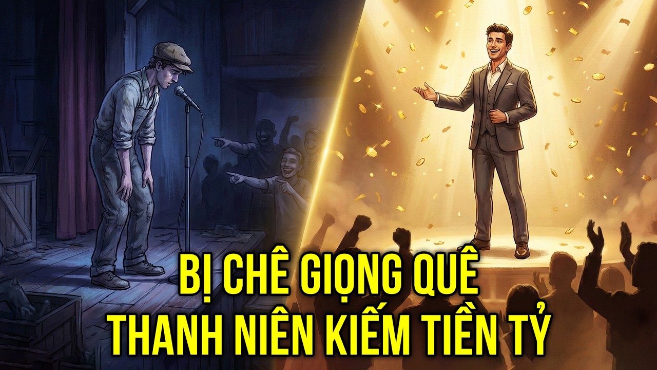 Bị Cười Chê Giọng Nhà Quê Thanh Niên Kiếm Tiền Tỷ Từ Miệng Lưỡi Thiên Hạ | Sổ Tay Thành Công