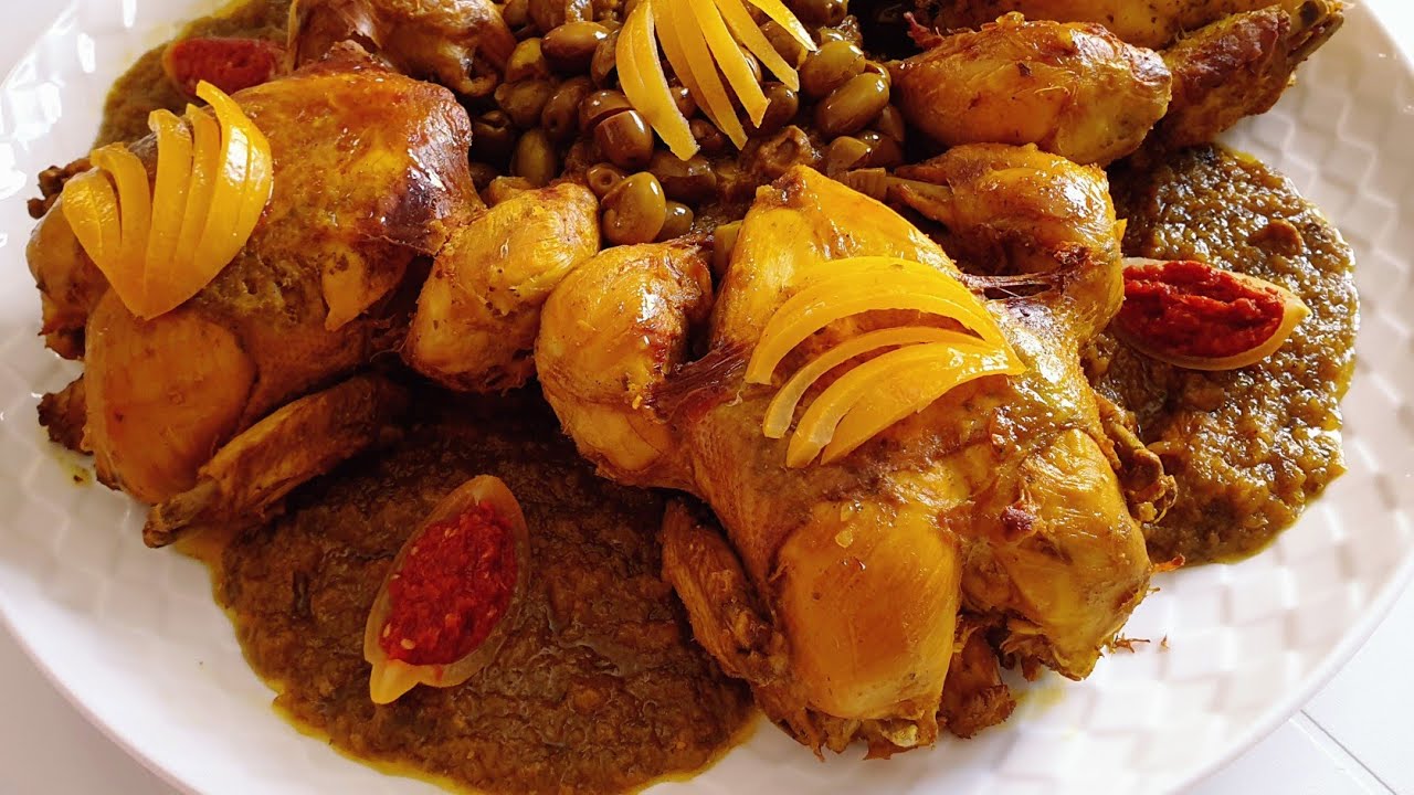 توحشتو دجاج محمر ديال المناسبات😍 ديروه فدار مدغمر بطريقة ياااسلام😋مع جوهرة بكريمة مميزة وخبز السميدة