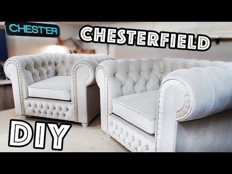 Изготовление кресла Chesterfield своими руками DIY