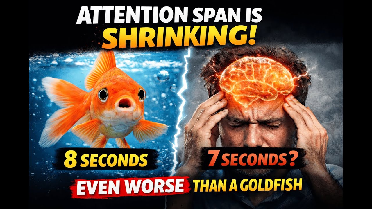 Human Attention Span Is Now Shorter Than a Goldfish