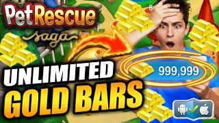 Pet Rescue Saga Hack | Unlimited Gold Bars for Free (Android & iOS) screenshot 3
