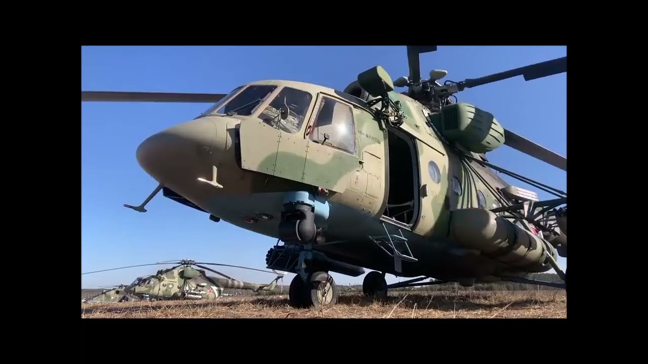 Russian Mi-8AMTSh supply mission in Ukraine
