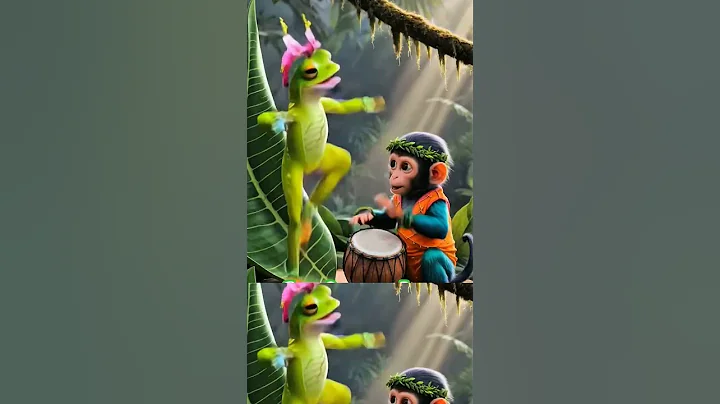 Frog Dance or Jump#cartoon#frogdance#animation#dancemoves#funny#animaldance #cute #moana