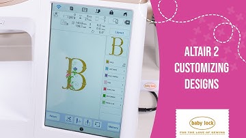 New with the Altair 2: Customizing Features