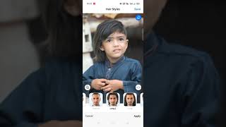 How to change hair style on mobile app screenshot 1