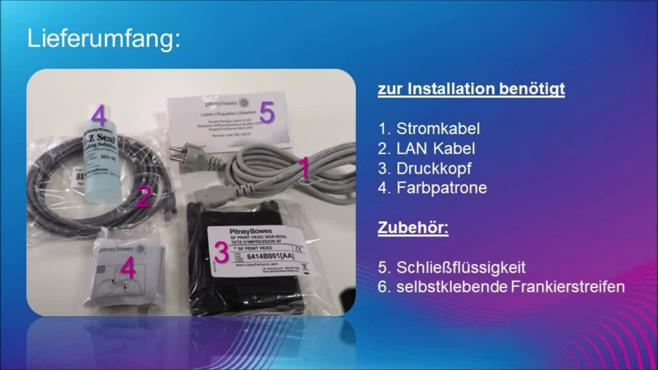 Zubehör für Pitney Bowes SendPro C (VAS), SendPro C Blueline, SendPro+ (VAS) Frankiermaschine Zubehör für Pitney Bowes SendPro C (VAS), SendPro C Blueline, SendPro+ (VAS) Frankiermaschine
