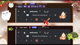 Mimu vs Carl | Which Bot is Better for Welcome Message