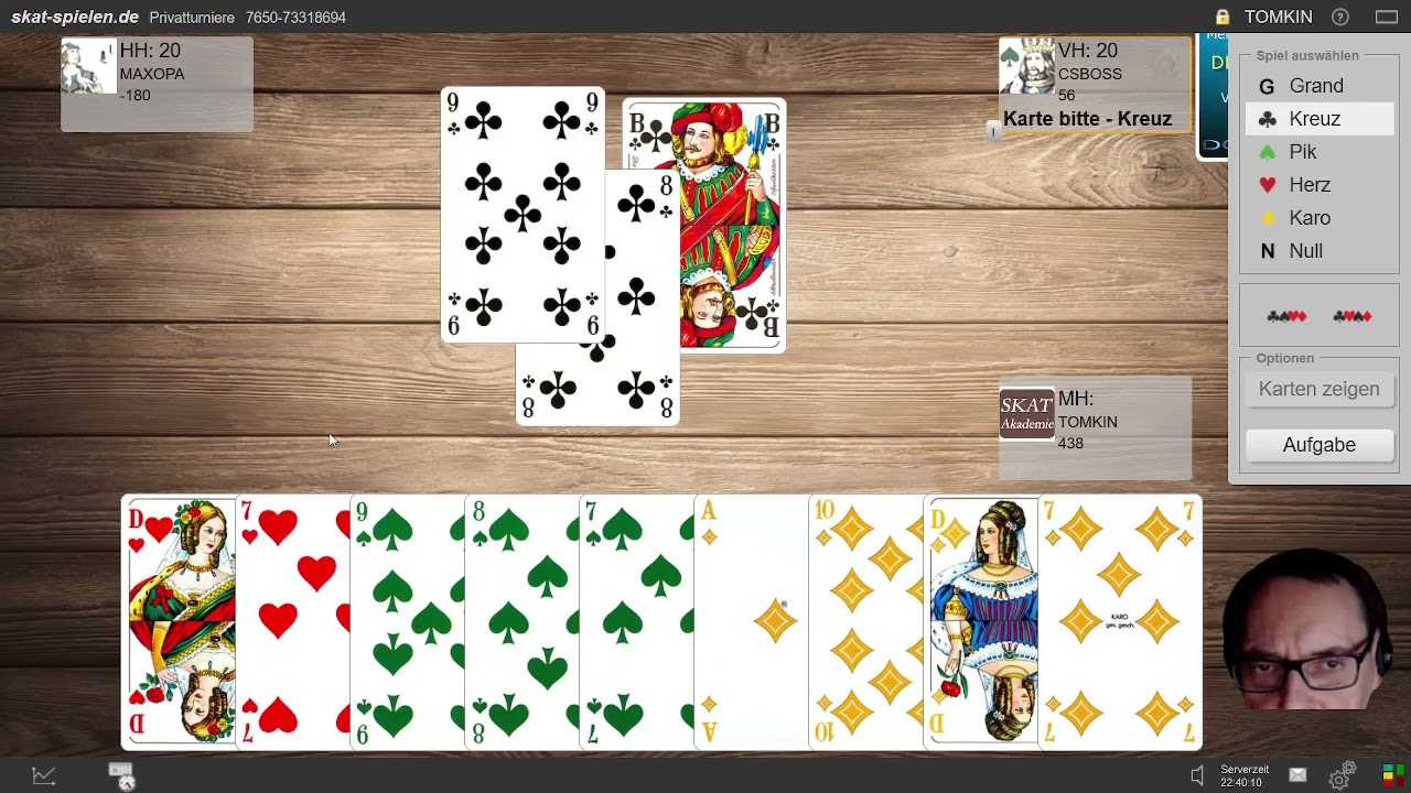 Cent-Skat skat-spielen.de mit Maxopa & Csboss 