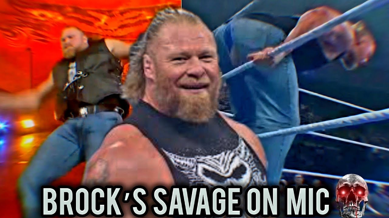 "Brock Lesnar’s Most Savage Moments 😈🔥"