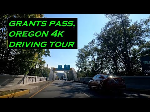 Grants Pass, Oregon | 4k Driving Tour | Dashcam POV