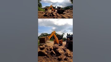 jcb loading boulder #jcbatwork #jcb #jcbmacine #jcbjcb #jcbloadingboulder #jcb3dx ##jcb3dxsuper #3dx