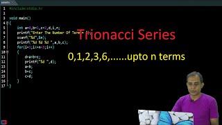 Tribonacci Series in C Programming Language. (Part-5)