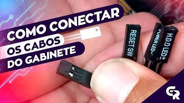 🟢 COMO LIGAR OS CABOS DO GABINETE NA PLACA MÃE | Upgrade no PC do canal | episódio 18