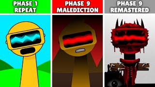 Sprunki But Phase 1 And Phase 9 Remastered Repeat After Phase 9 Alive And Malediction