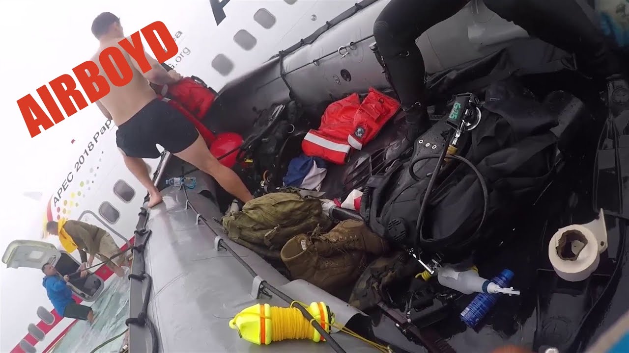 U.S. Navy Underwater Construction Team 2 Help Air Niugini Flight 73