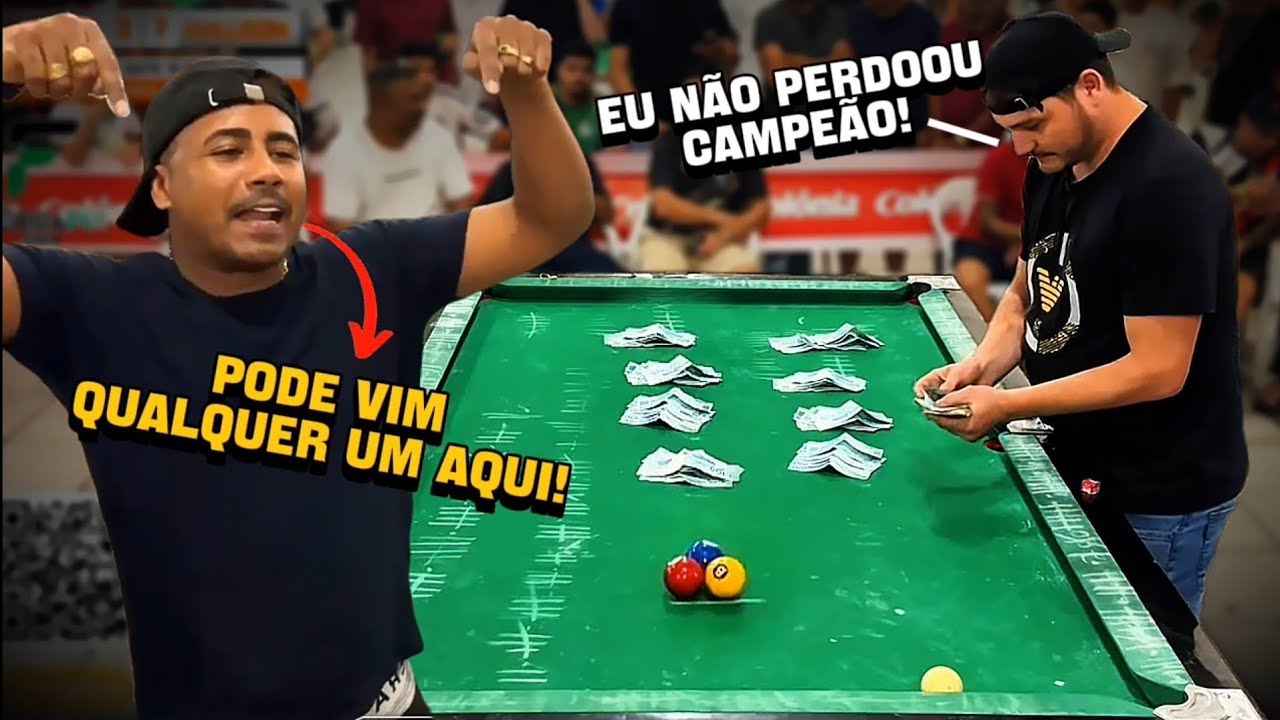 INÉDITO🔥😨 - O MAYCON D TEIXEIRA FOI DESAFIADO PELO MATADOR DE CAMPEÕES! #sinuca 