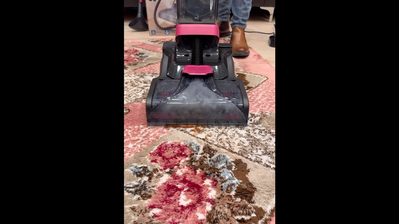 تجربة ومراجعة مكنسة السجاد البخار DSP KD2075 💨 | بتنضف وبتغسل وبتجفف في نفس الوقت