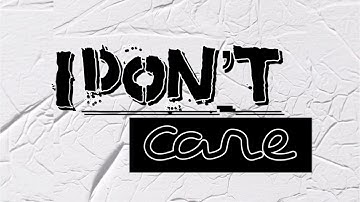 ED SHEERAN & JUSTIN BIEBER| I DON’T CARE (LYRIC VIDEO)
